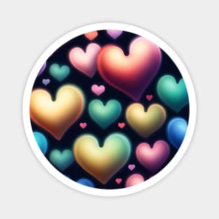 Hearts love Magnet